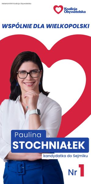 Paulina Stochniałek - kandydatka do Sejmiku - Koalicja Obywatelska